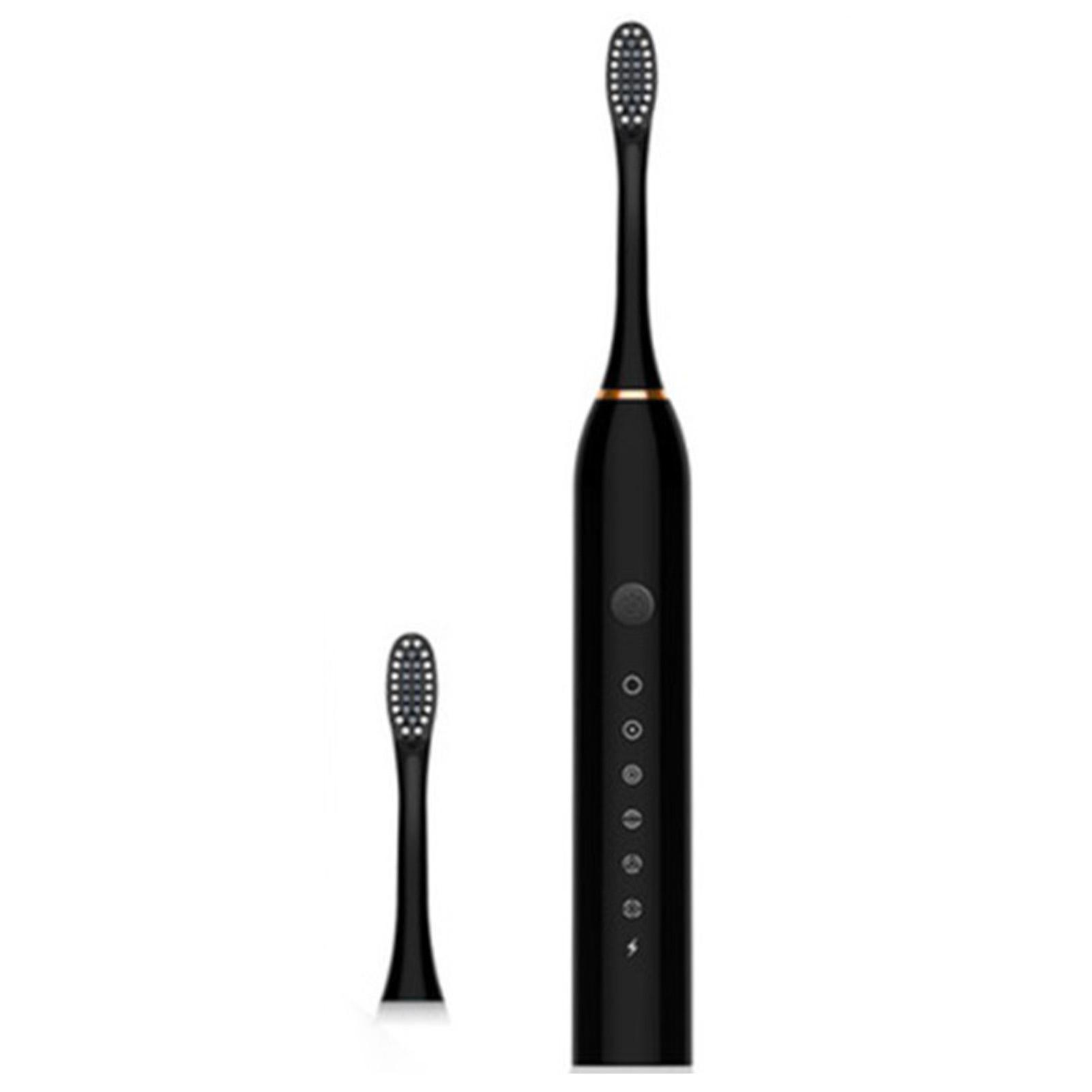 Электрическая зубная щетка для взрослых с 6 вибрационными шестернями, водонепроницаемая, с мягким ворсом, USB-перезаряжаемая зубная щетка черного цвета
Электрическая зубная щетка для взрослых с 6 вибрационными шестернями, водонепроницаемая, с мягким ворсом, USB-перезаряжаемая зубная щетка черного цвета
