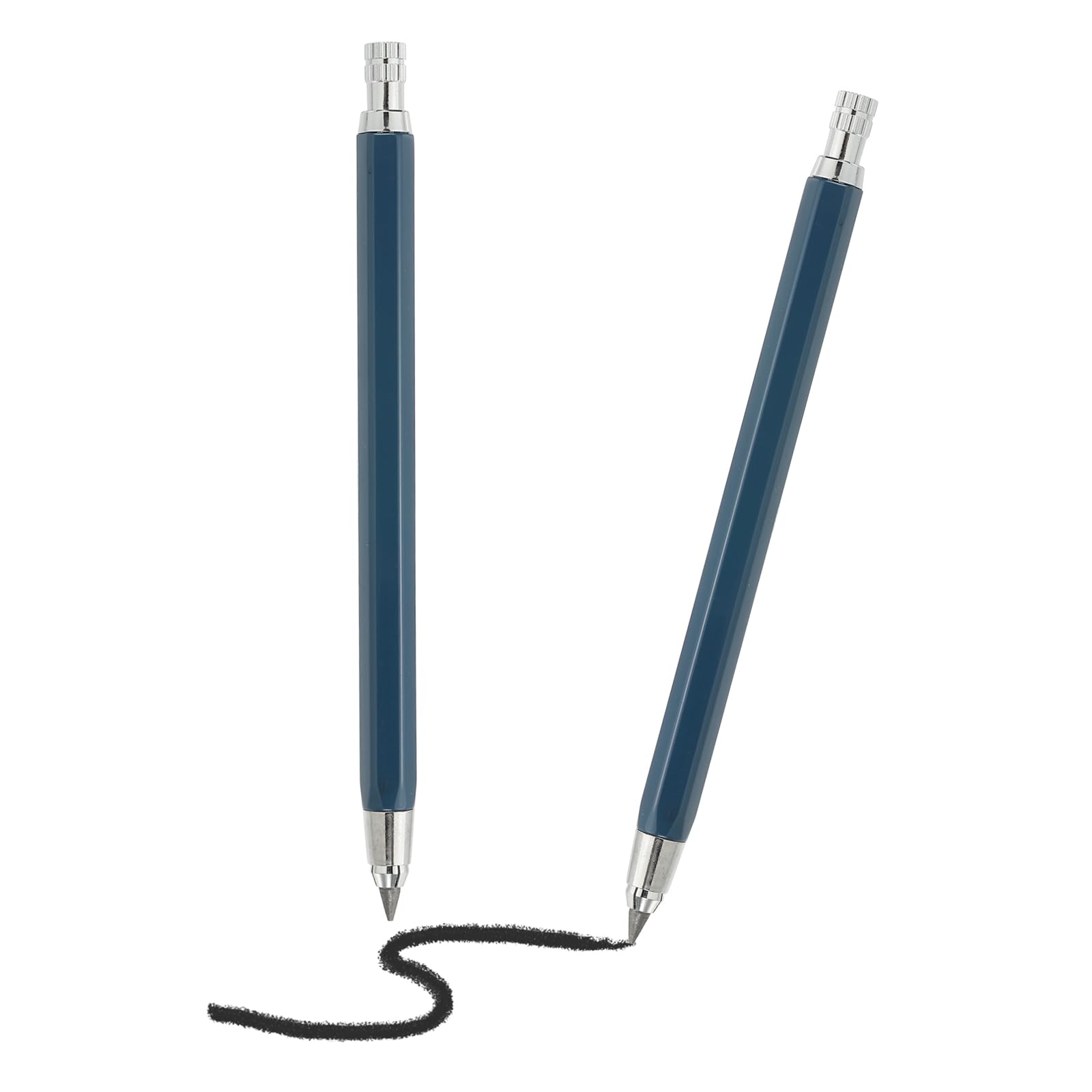 PATIKIL 2-Piece 4.0mm Mechanical Pencil with Large Automatic Metal Holder and Sharpener, Graphite for Drawing, Art, Sketching, and Woodworking, Blue
PATIKIL 2-Piece 4.0mm Mechanical Pencil with Large Automatic Metal Holder and Sharpener, Graphite for Drawing, Art, Sketching, and Woodworking, Blue