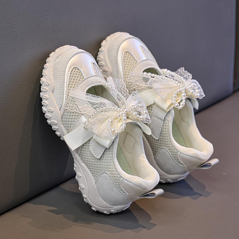 Summer Kids Sport Sneakers for Girl Pearl Lace Mary Jane Flats Lightweight Non-Slip Back To School Children Running Sandals 36 бежевий
Summer Kids Sport Sneakers for Girl Pearl Lace Mary Jane Flats Lightweight Non-Slip Back To School Children Running Sandals 36 бежевий