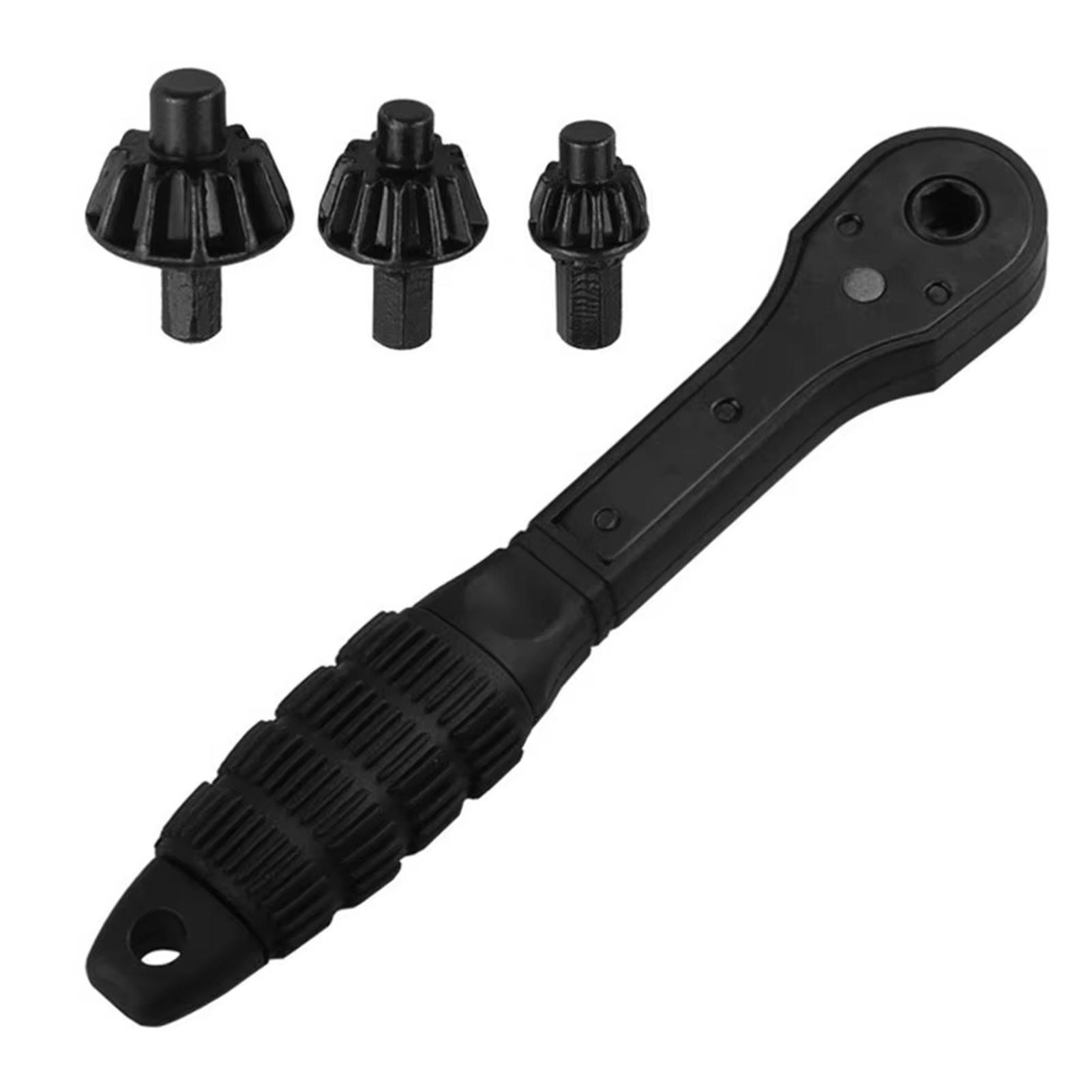 Universal 2 in 1 Drill Chuck Key Wrench Dual Use Metal Ratchet Spanner for Reducing Hand Fatigue
Universal 2 in 1 Drill Chuck Key Wrench Dual Use Metal Ratchet Spanner for Reducing Hand Fatigue