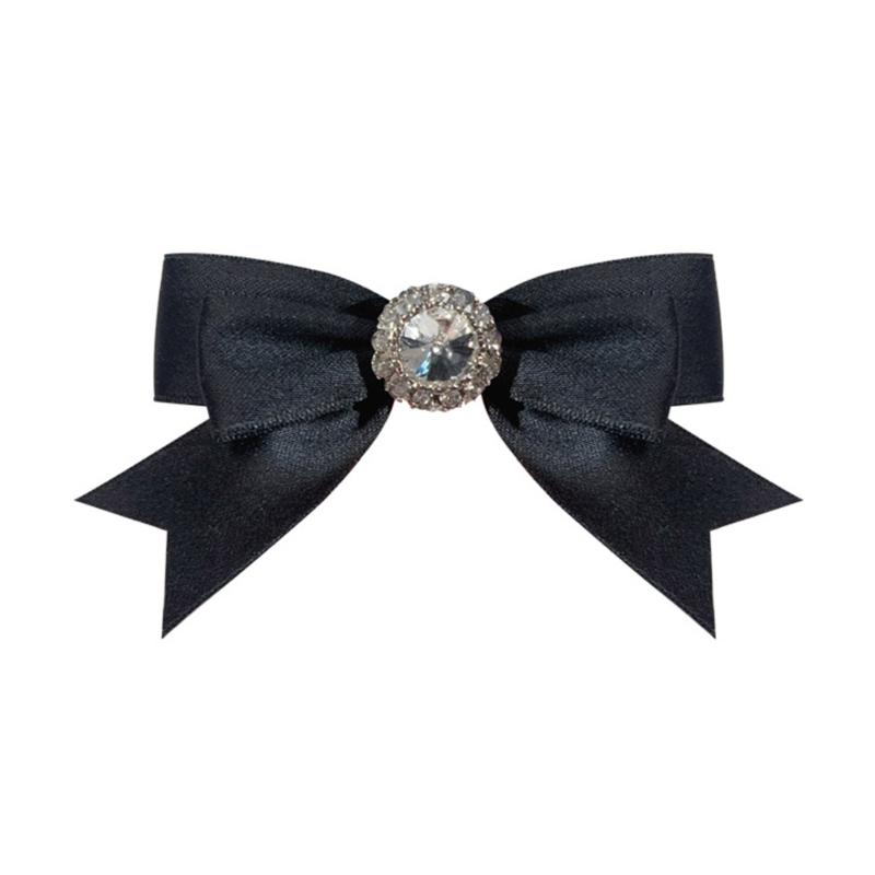 Sparkling Black Bowknot Brooch Fashionable Accessory Neck Tie Sweater Brooch Suitable for Wedding Party and Graduation чёрный
Sparkling Black Bowknot Brooch Fashionable Accessory Neck Tie Sweater Brooch Suitable for Wedding Party and Graduation чёрный