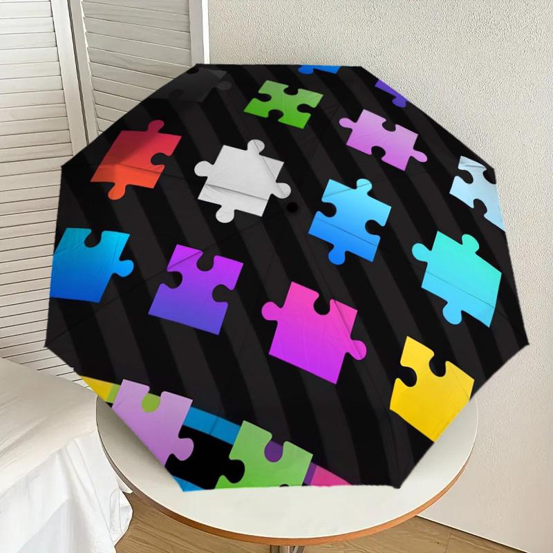 1pc Puzzle Pieces Rainbow Circle Umbrella with Plastic Handle,Suitable for All Seasons Home Travel Outdoor UmbrellaDD037
1pc Puzzle Pieces Rainbow Circle Umbrella with Plastic Handle,Suitable for All Seasons Home Travel Outdoor UmbrellaDD037