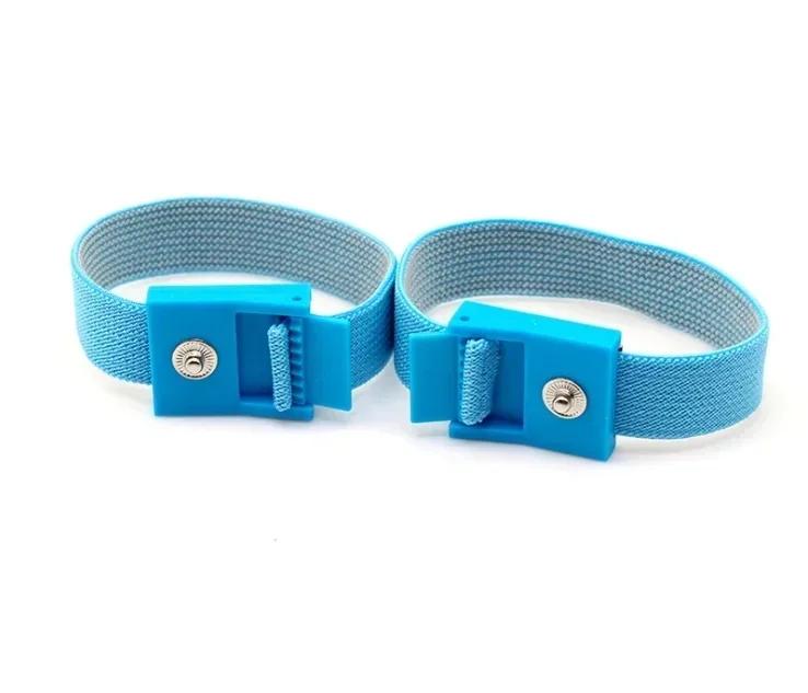 Conductive Adjustable Estim Wrist Strap Components 4pcs Blue Stim Loops with DC3.5 Snap Wires
Conductive Adjustable Estim Wrist Strap Components 4pcs Blue Stim Loops with DC3.5 Snap Wires