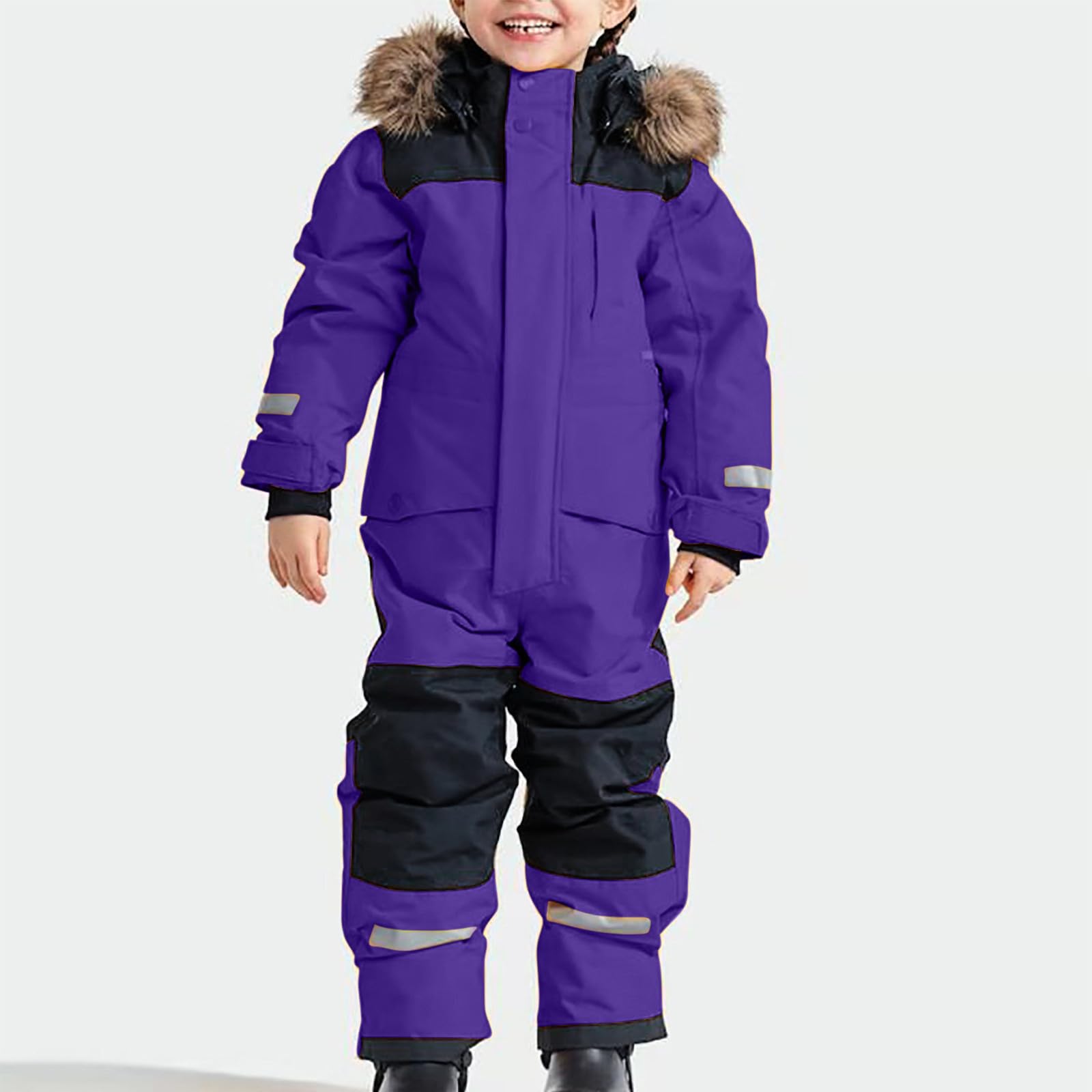 Children s Fashion Outdoor Fleece-Lined Thickened Warm Boys And Girls One-Piece Ski Suit 90 фіолетовий
Children s Fashion Outdoor Fleece-Lined Thickened Warm Boys And Girls One-Piece Ski Suit 90 фіолетовий