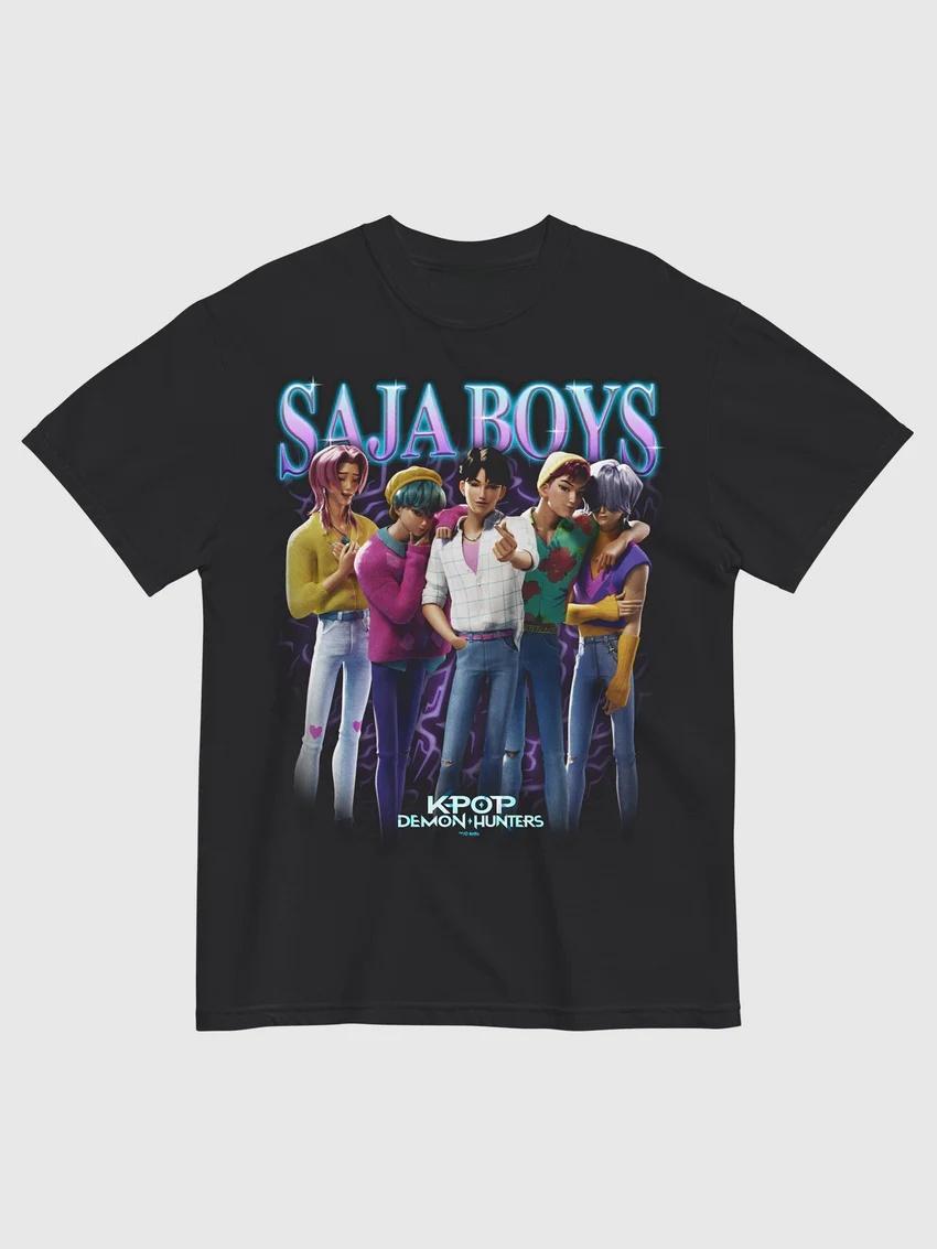 KPop Demon Hunters Saja Boys TShirt Summer Mens and Womens Clothing Fashion High Quality Short Sleeved Tshirt New in Tops M
KPop Demon Hunters Saja Boys TShirt Summer Mens and Womens Clothing Fashion High Quality Short Sleeved Tshirt New in Tops M