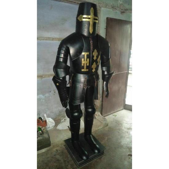 Броня Средневековый носимый рыцарь/спартанский крестоносец Полный комплект доспехов Костюм Подарок 
Броня Средневековый носимый рыцарь/спартанский крестоносец Полный комплект доспехов Костюм Подарок
