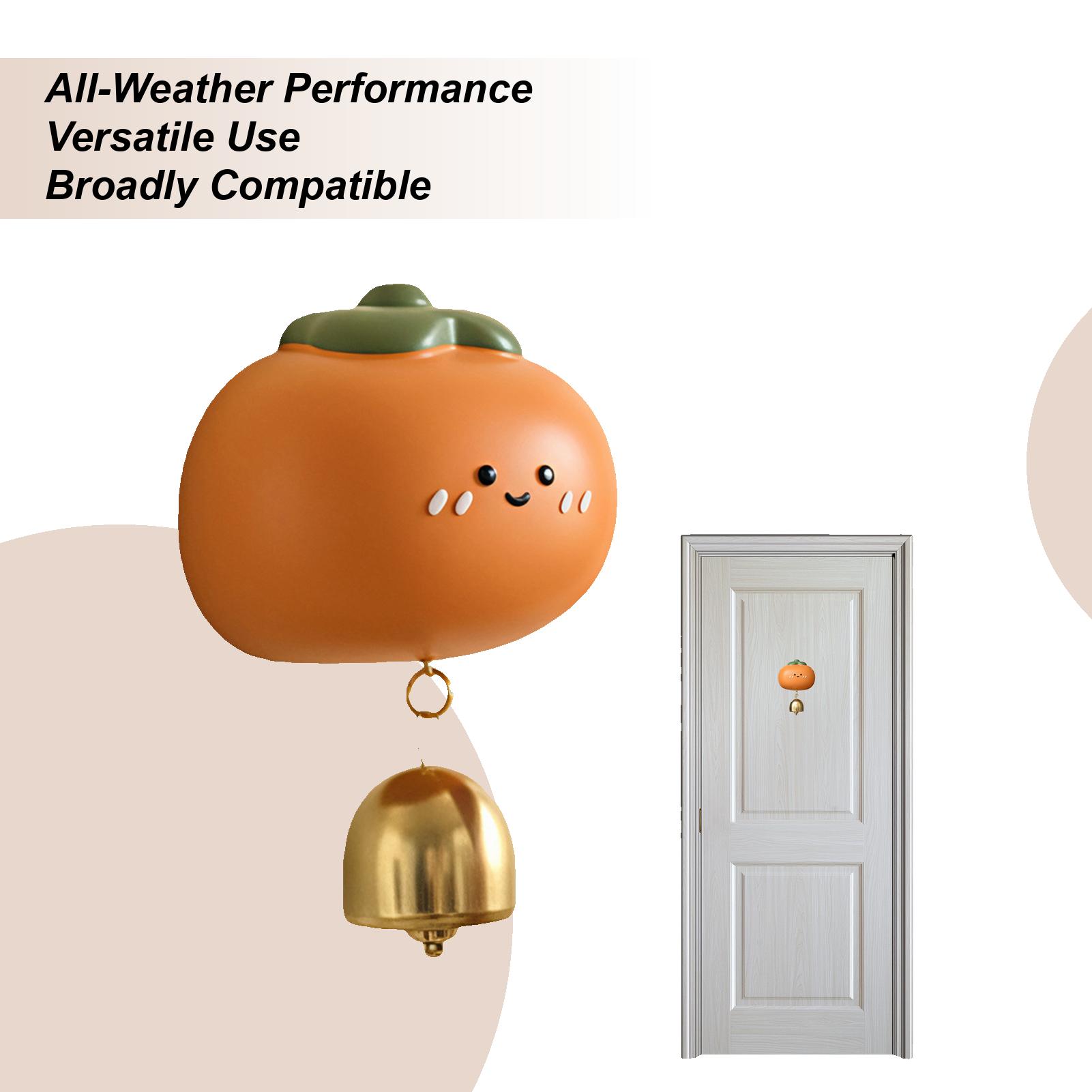 Resin Persimmon entrance Doorbell Ornament Door Opening Bell Wind Chime Fridge Magnets Brass Shop Door Bell for Home Front Door CN
Resin Persimmon entrance Doorbell Ornament Door Opening Bell Wind Chime Fridge Magnets Brass Shop Door Bell for Home Front Door CN
