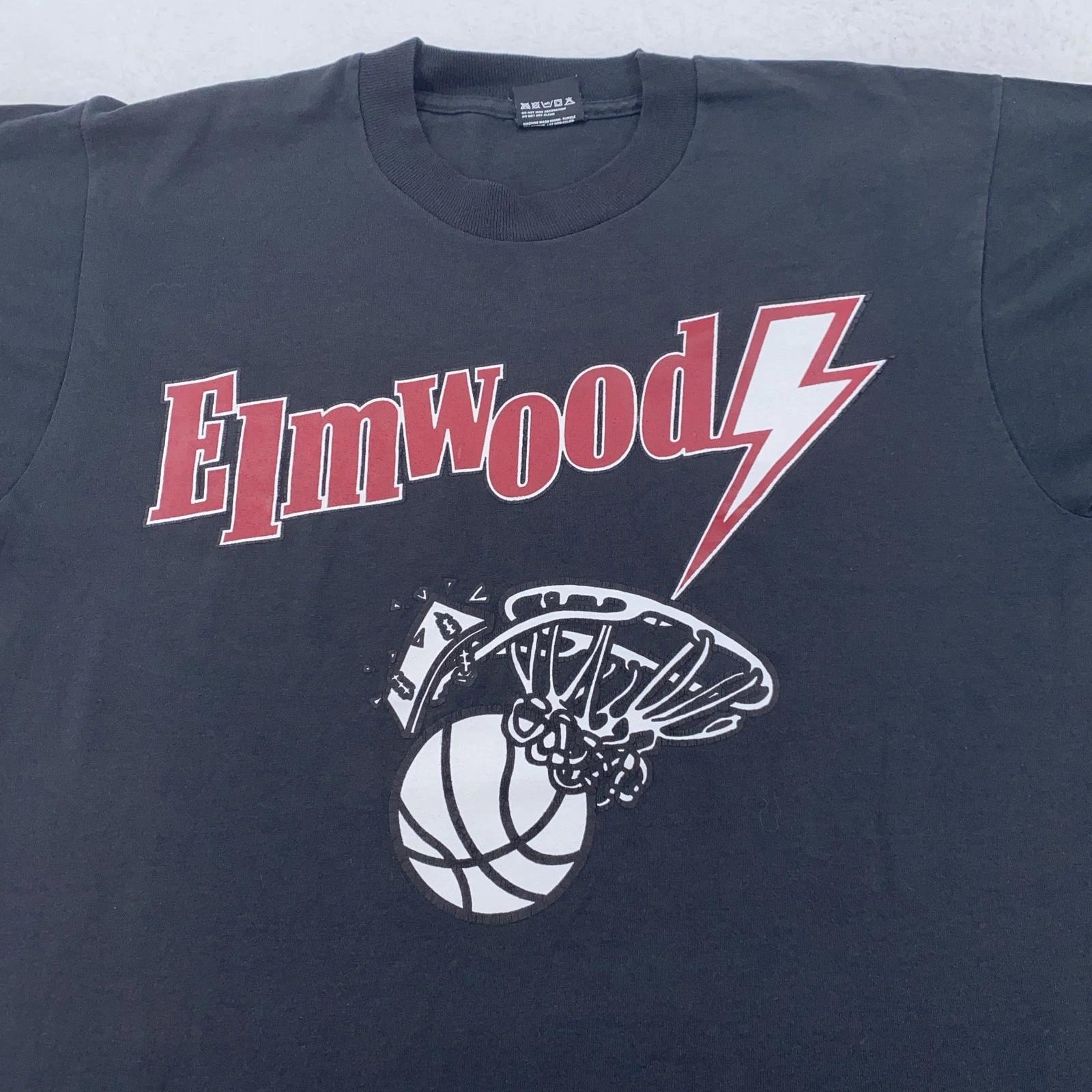 Vintage Elmwood Basketball Shirt Mens M/L Screen Stars Best Made USA 90s Tee S
Vintage Elmwood Basketball Shirt Mens M/L Screen Stars Best Made USA 90s Tee S