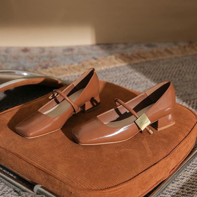 Retro Mary Jane shoes women s shallow mouth new thick heel single shoes with versatile and sexy 40
Retro Mary Jane shoes women s shallow mouth new thick heel single shoes with versatile and sexy 40