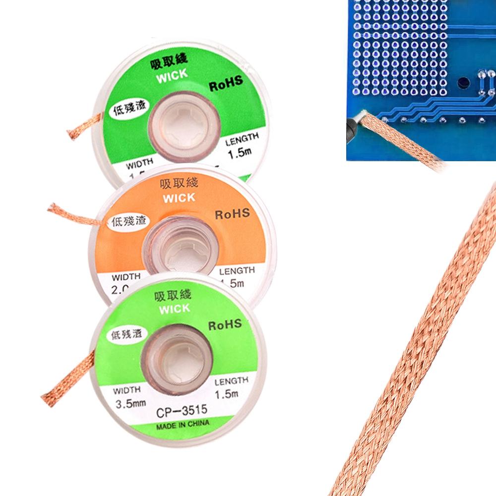 Metalworking Welding Tool Solder Wire Repair Tool Braid Solder Remover Desoldering Wick Wick Wire
Metalworking Welding Tool Solder Wire Repair Tool Braid Solder Remover Desoldering Wick Wick Wire