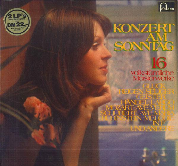 LP Record VARIOUS Konzert Am Sonntag 6736007 FONTANA Germany Classical Used
LP Record VARIOUS Konzert Am Sonntag 6736007 FONTANA Germany Classical Used