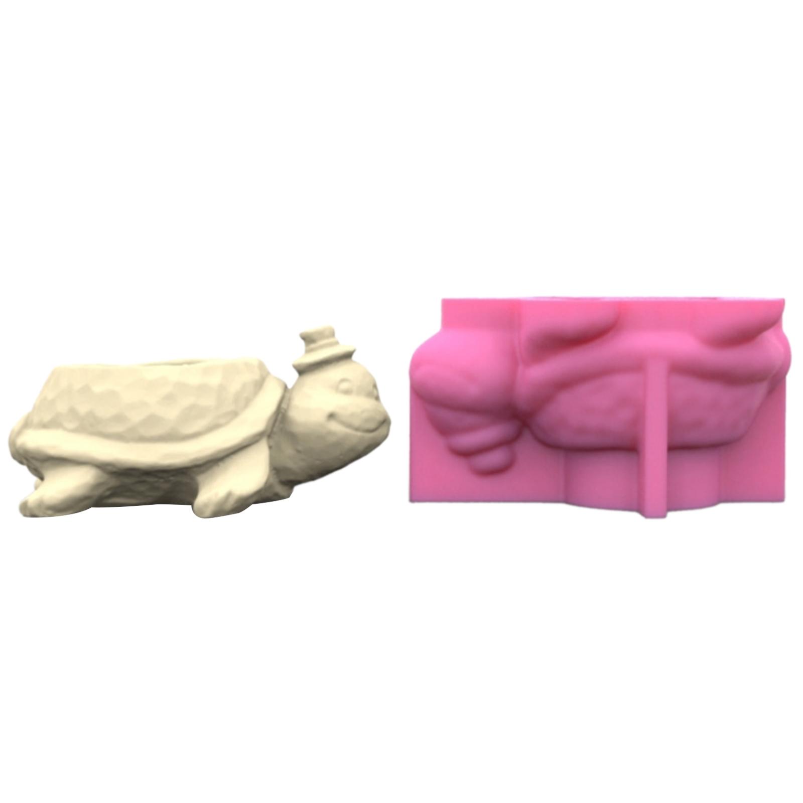 Turtle Animal Concrete Silicone Pot Mold Succulent Flowerpot Clay Cement Plaster Molds DIY Home Garden Flower Pots Mould 1
Turtle Animal Concrete Silicone Pot Mold Succulent Flowerpot Clay Cement Plaster Molds DIY Home Garden Flower Pots Mould 1