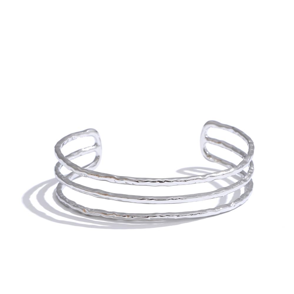 Yhpup Stainless Steel Layered Hollow Cuff Open Minimalist Bracelet Bangle Statement Attractive Wrist Fashion Jewelry New
Yhpup Stainless Steel Layered Hollow Cuff Open Minimalist Bracelet Bangle Statement Attractive Wrist Fashion Jewelry New
