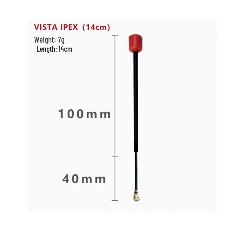 HOPECENT 5.8G LHCP Omnidirectional FPV Sky-Side Antenna
HOPECENT 5.8G LHCP Omnidirectional FPV Sky-Side Antenna