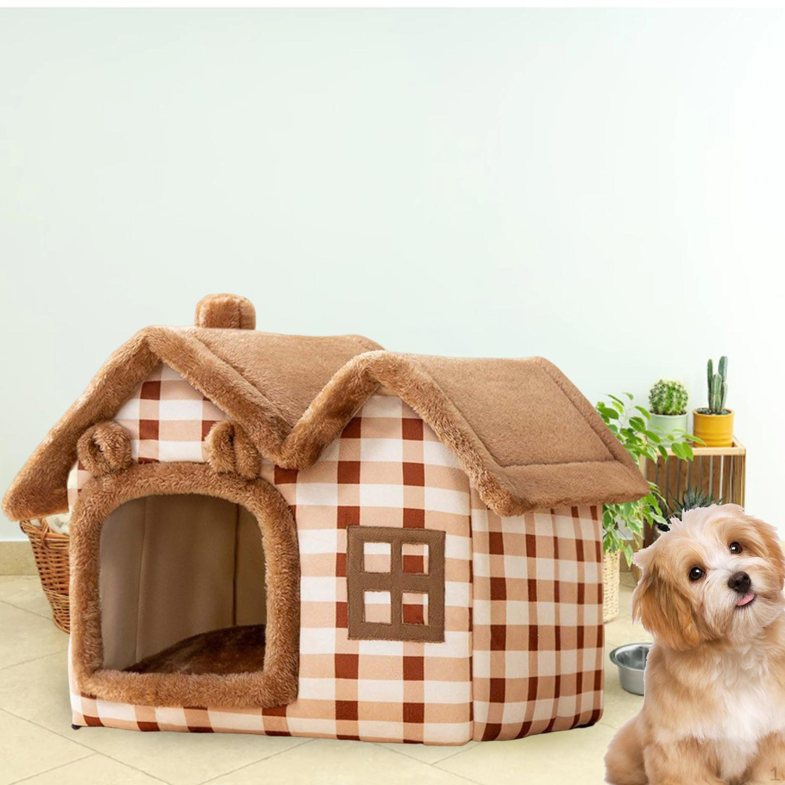 Comft Dog House with Washable Cushion Pet Cat Bed Winter Warm Foldable Semienclosed Breathable Home
Comft Dog House with Washable Cushion Pet Cat Bed Winter Warm Foldable Semienclosed Breathable Home