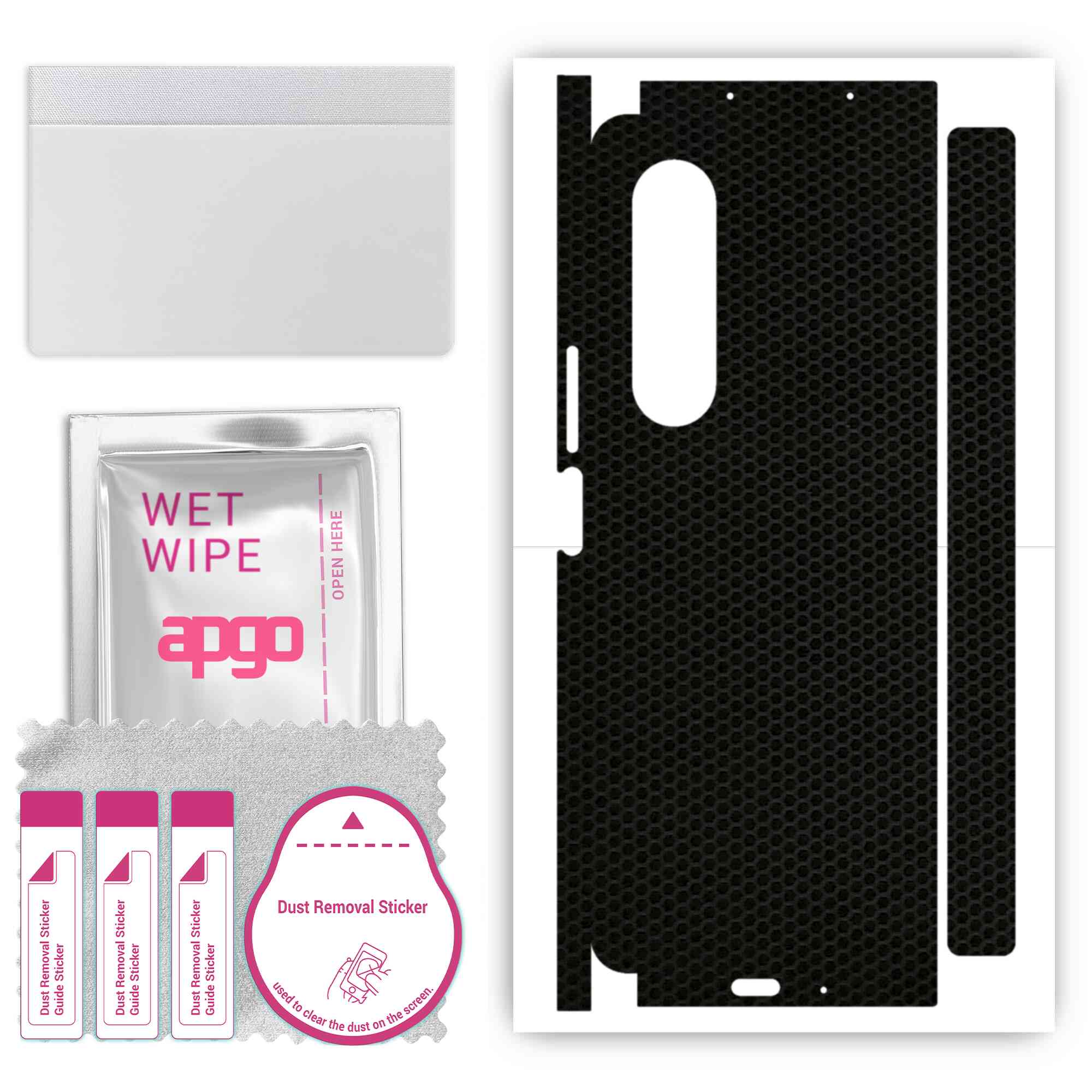 Apgo Protective Skin Sticker for the back+sides compatible with Samsung Galaxy Z Fold 3, Full Wrap Film, Foil, Vinyl - Pattern Matrix
Apgo Protective Skin Sticker for the back+sides compatible with Samsung Galaxy Z Fold 3, Full Wrap Film, Foil, Vinyl - Pattern Matrix