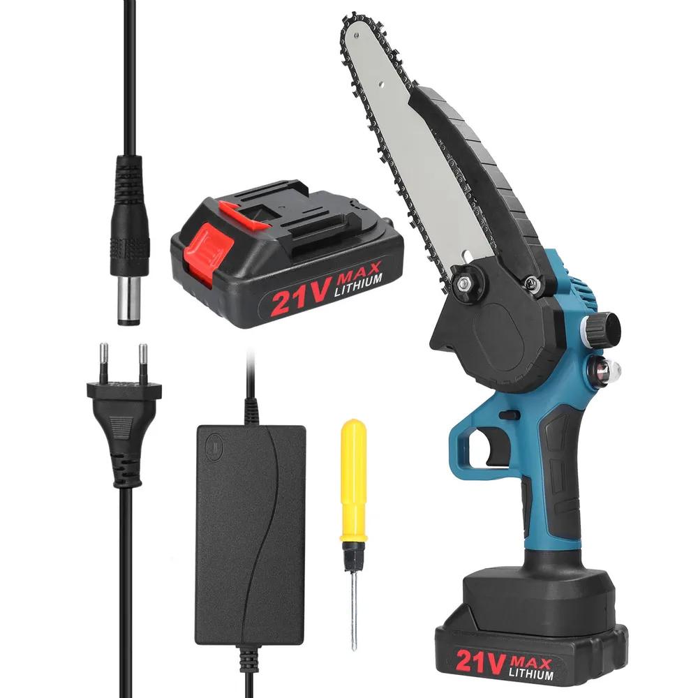 Быстрая и эффективная 8-дюймовая мини-электрическая бензопила 21 В, которая с легкостью обрабатывает все виды дерева
Быстрая и эффективная 8-дюймовая мини-электрическая бензопила 21 В, которая с легкостью обрабатывает все виды дерева