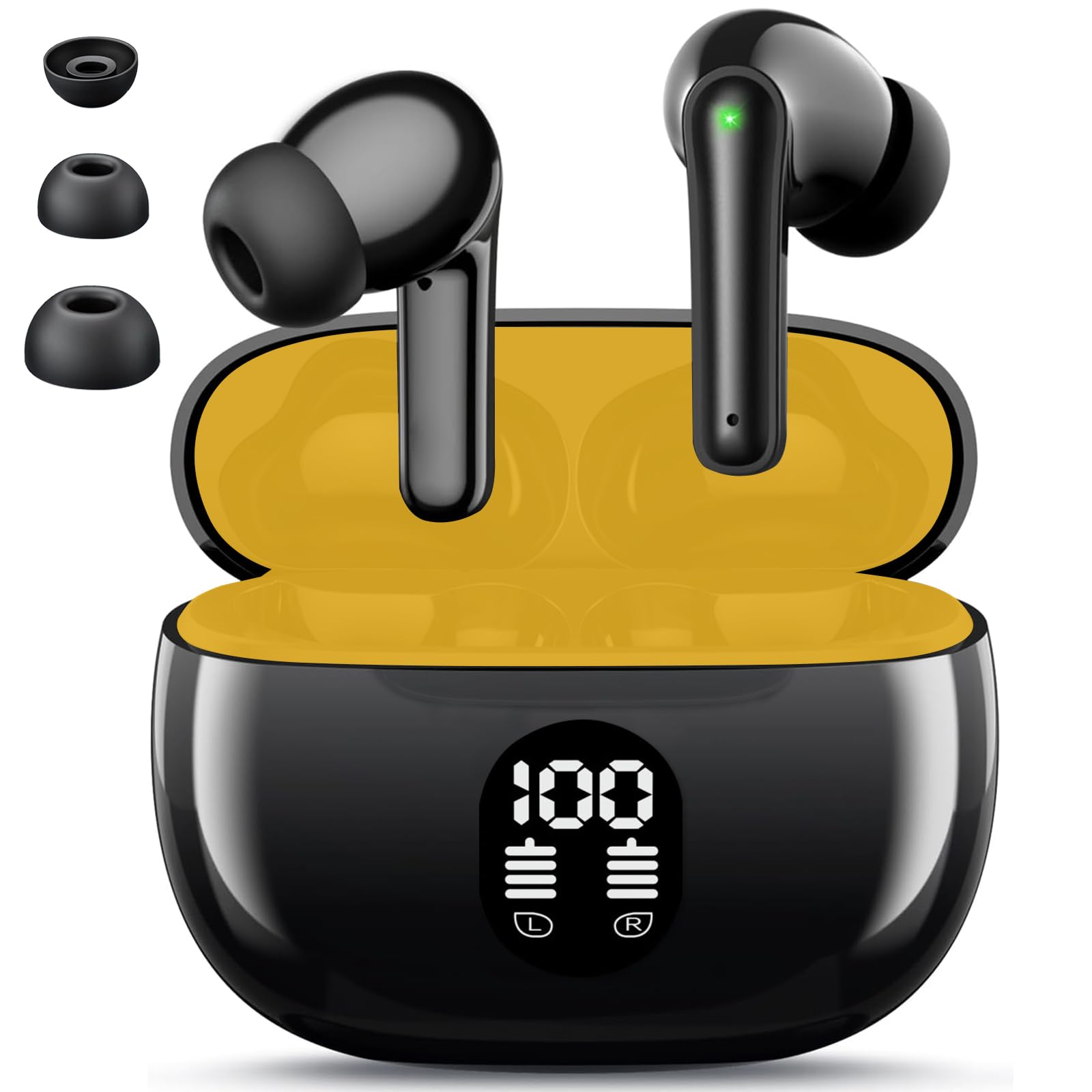 Наушники Bluetooth Беспроводные наушники Bluetooth наушники ENC Шумоподавление Автоматическое сопряжение Зарядка Сенсорная регулировка громкости Совместимость с одним ухом
Наушники Bluetooth Беспроводные наушники Bluetooth наушники ENC Шумоподавление Автоматическое сопряжение Зарядка Сенсорная регулировка громкости Совместимость с одним ухом