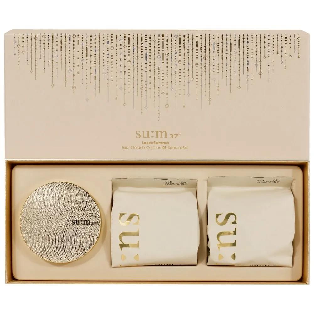 SUM37 Losic Summa Elixir Golden Cushion No. 01 Special Set (1 Main Product + 2 Refills)
SUM37 Losic Summa Elixir Golden Cushion No. 01 Special Set (1 Main Product + 2 Refills)