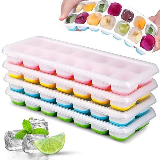 Silicone Refrigerator Ice Cube Trays with Lid BPA Free Large Square Ice Cube Tray Easy Release Stackable Ice Tray S синій
Silicone Refrigerator Ice Cube Trays with Lid BPA Free Large Square Ice Cube Tray Easy Release Stackable Ice Tray S синій