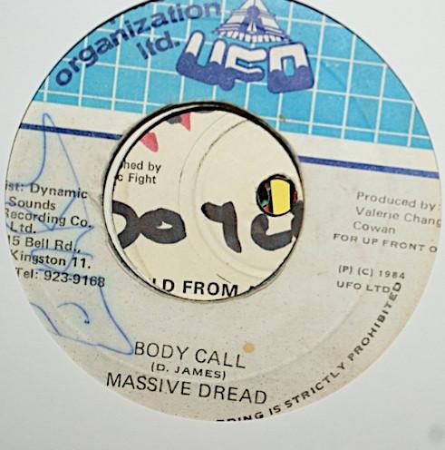 7inch Record MASSIVE DREAD Body Call NONE Up Front Organi 1984 Jamaica Reggae Ska Dub Used
7inch Record MASSIVE DREAD Body Call NONE Up Front Organi 1984 Jamaica Reggae Ska Dub Used