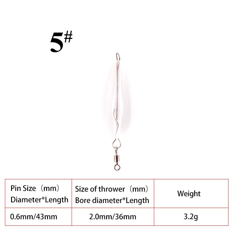 Fishing Lure Weight Adjustment Device with Pin and Swivel Ring for Enhanced Casting Distance Compatible with Various Lures and Accessories One Size
Fishing Lure Weight Adjustment Device with Pin and Swivel Ring for Enhanced Casting Distance Compatible with Various Lures and Accessories One Size