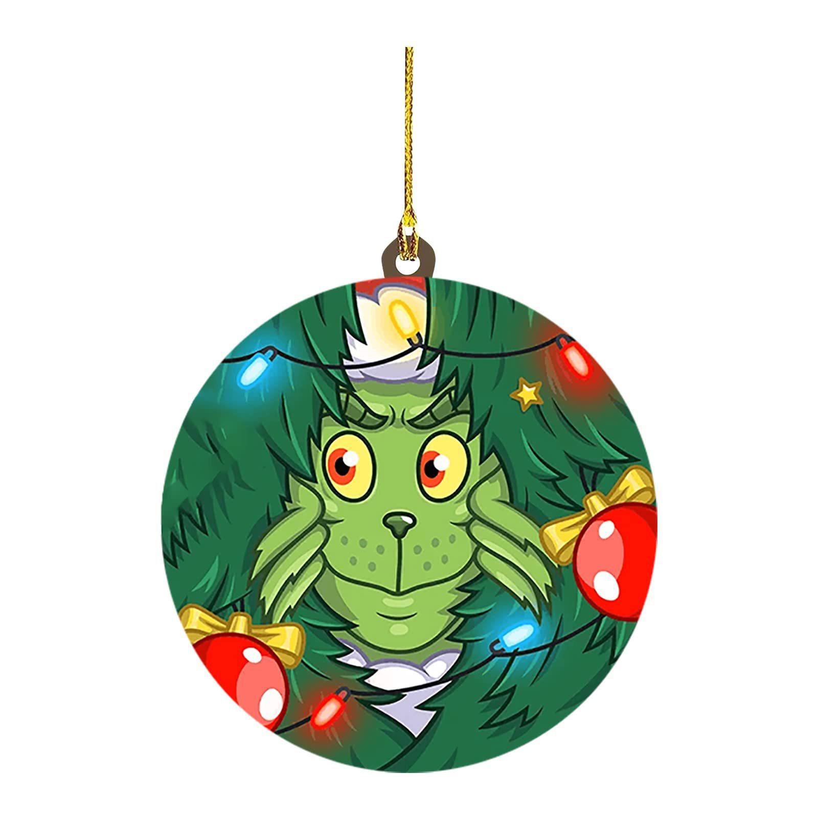 Acrylic Christmas Tree Ornament Flat 2D Character Hanging Decoration Holiday Party Accessory Festive Home Decor
Acrylic Christmas Tree Ornament Flat 2D Character Hanging Decoration Holiday Party Accessory Festive Home Decor