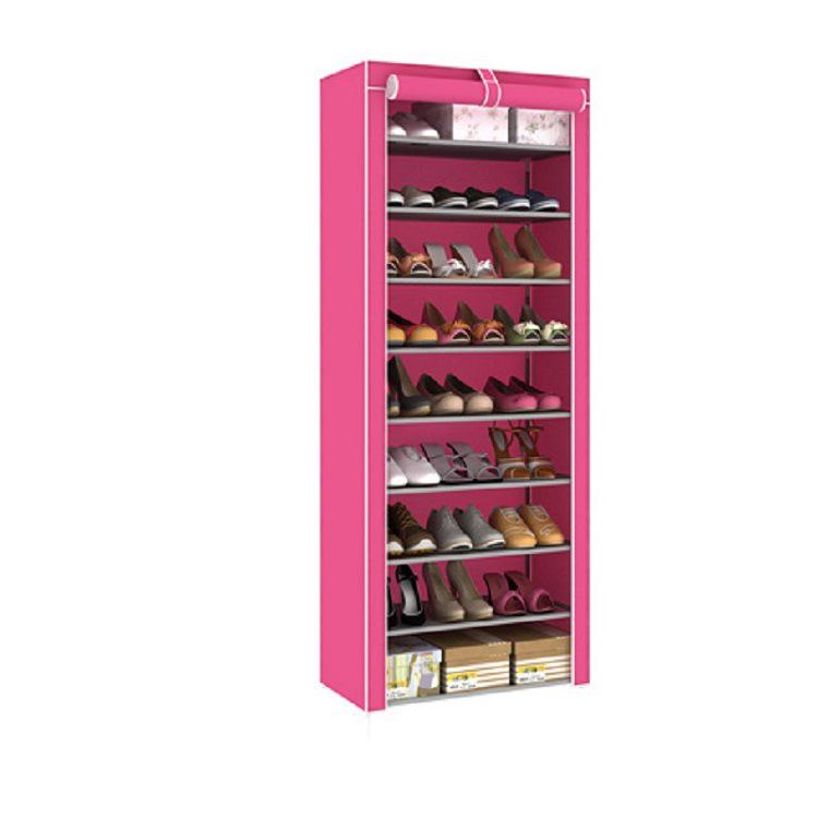 Многоярусная пылезащитная обувница большой вместимости для дома, квартиры в аренду или общежития 10-Tier 9-Grid 57*27*155cm розы красного
Многоярусная пылезащитная обувница большой вместимости для дома, квартиры в аренду или общежития 10-Tier 9-Grid 57*27*155cm розы красного