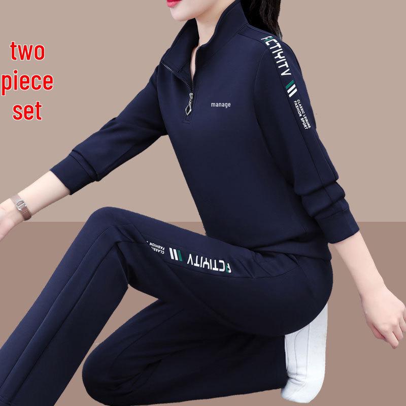 Женский повседневный комплект спортивной одежды из двух предметов с полумолнией, свободного кроя, больших размеров - Коллекция весна 2025 Medium королевский синий
Женский повседневный комплект спортивной одежды из двух предметов с полумолнией, свободного кроя, больших размеров - Коллекция весна 2025 Medium королевский синий