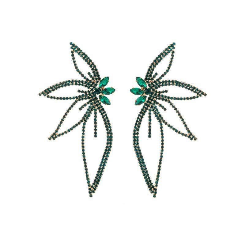 Wind Claw Chain Alloy Butterfly Diamond Flower Earrings Women S Creative Retro Fashion Temperament Earrings Bow зелений
Wind Claw Chain Alloy Butterfly Diamond Flower Earrings Women S Creative Retro Fashion Temperament Earrings Bow зелений