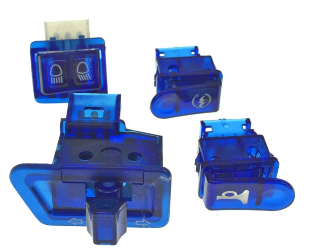 Honda DIO Switch Set, 4 Types Set (Turn Signal, Horn, Light, High-low, Cell Switch), синий
Honda DIO Switch Set, 4 Types Set (Turn Signal, Horn, Light, High-low, Cell Switch), синий