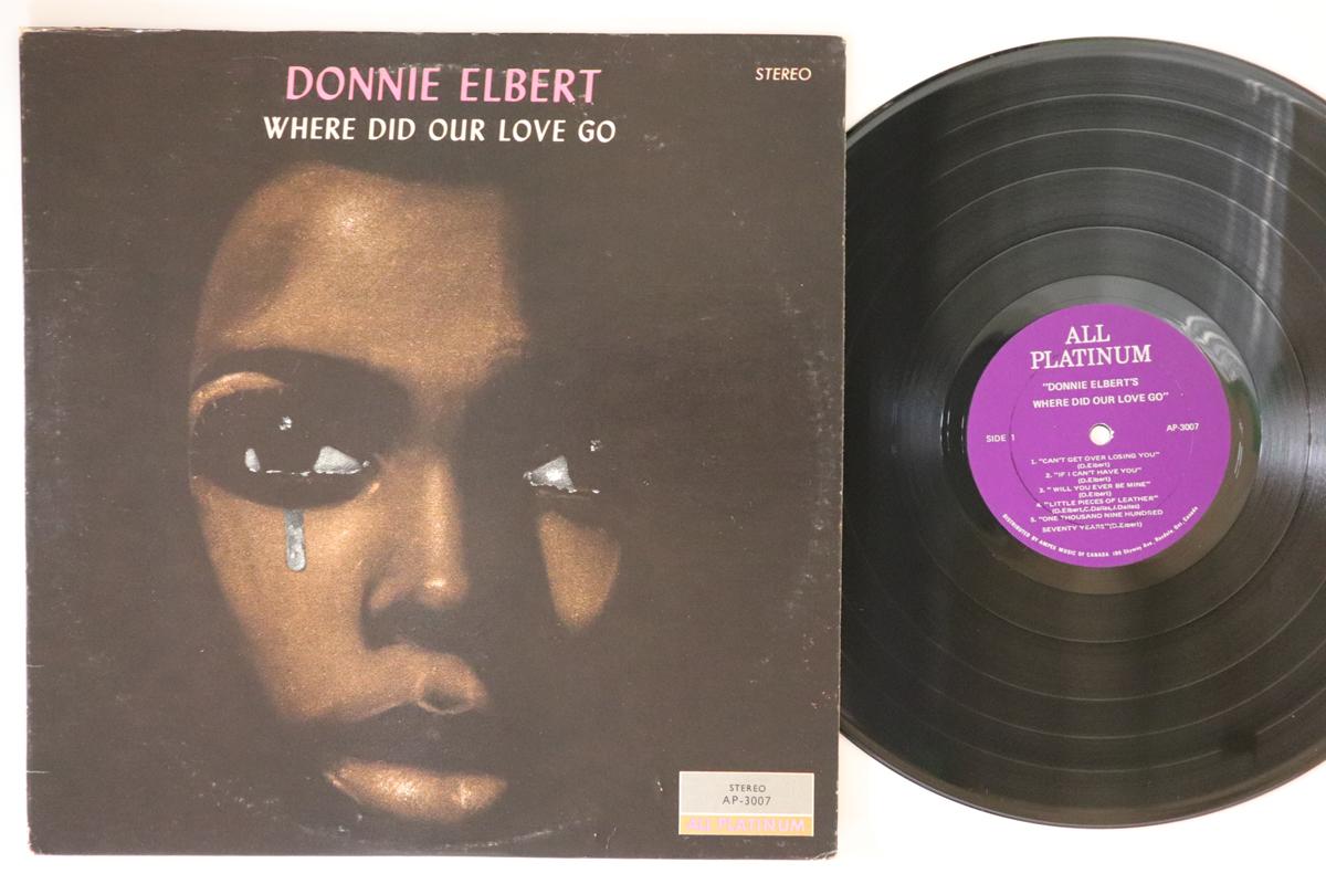 LP Record DONNIE ELBERT Where Did Our Love Go AP3007 ALL PLATINUM 1972 Canada SoulFunk Used
LP Record DONNIE ELBERT Where Did Our Love Go AP3007 ALL PLATINUM 1972 Canada SoulFunk Used