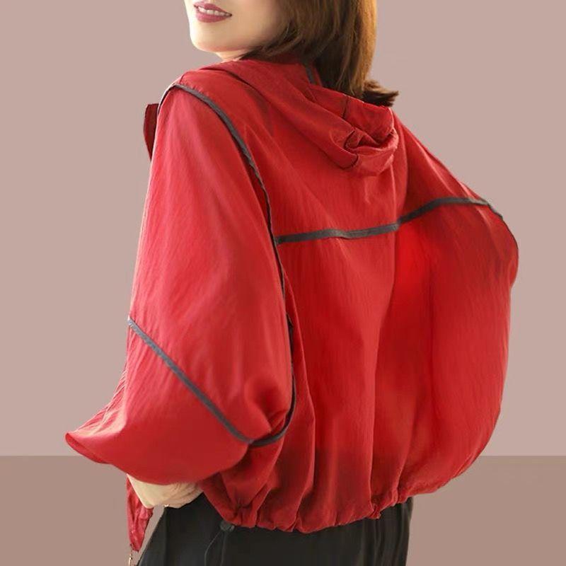 WTEMPO весенне-осеннее женское короткое пальто с капюшоном, повседневное корейское повседневное пальто для мамы, свободная верхняя одежда, топы 3XL красный
WTEMPO весенне-осеннее женское короткое пальто с капюшоном, повседневное корейское повседневное пальто для мамы, свободная верхняя одежда, топы 3XL красный