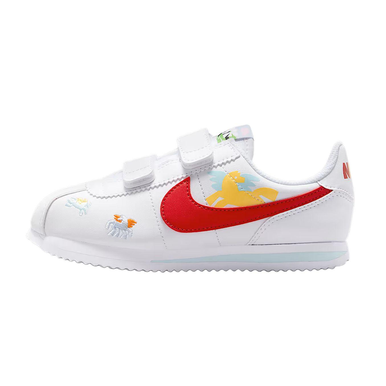 Nike Cortez Basic SL Synthetic Leather Low top Kids Running Shoes White Red Children Aged 3 7 Years Old IQ7669-161 34
Nike Cortez Basic SL Synthetic Leather Low top Kids Running Shoes White Red Children Aged 3 7 Years Old IQ7669-161 34