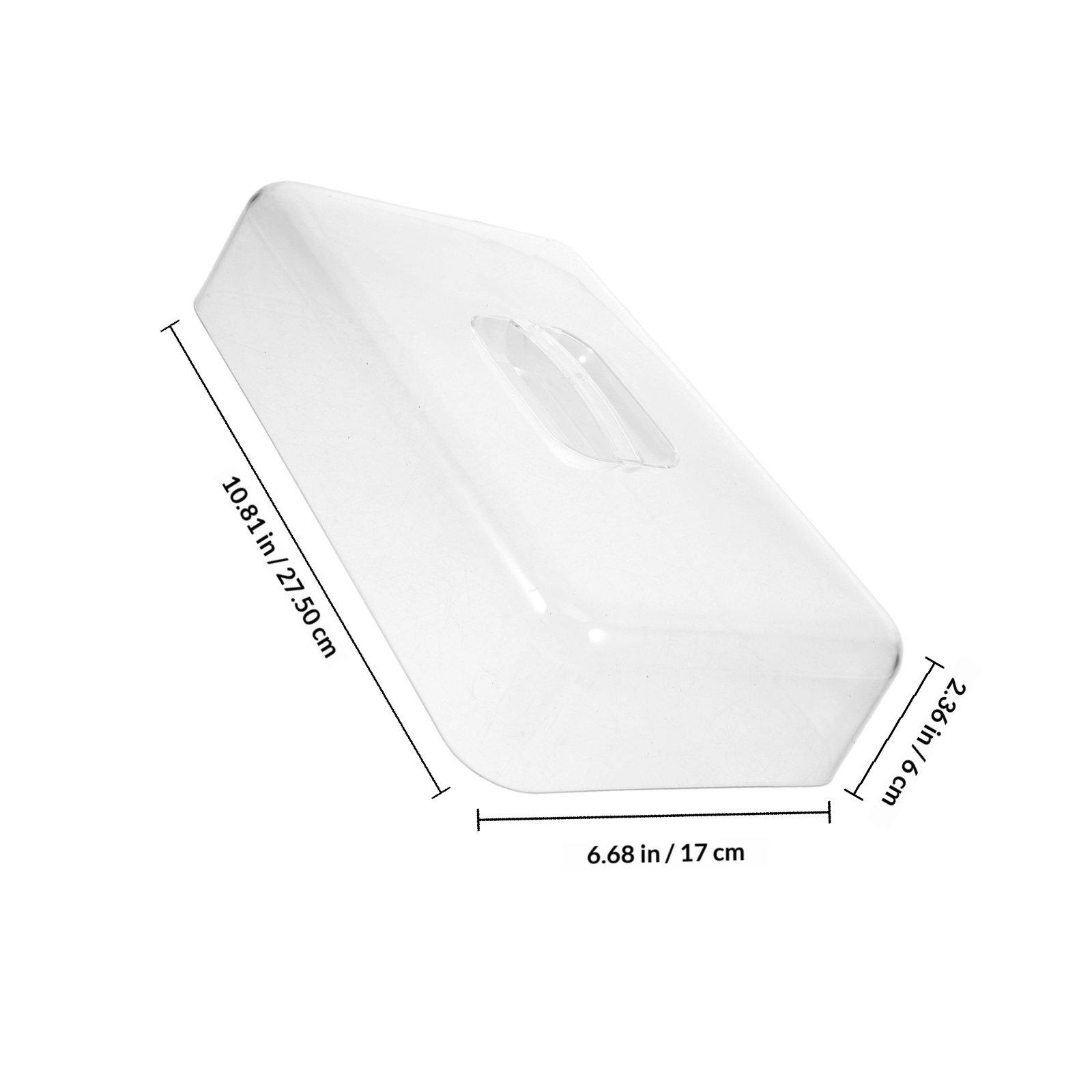 Rectangular Clear Acrylic Food Covers Transparent Dome Lid Cookie Cake Display Stand for Bread Dessert Snack Serving прозрачный
Rectangular Clear Acrylic Food Covers Transparent Dome Lid Cookie Cake Display Stand for Bread Dessert Snack Serving прозрачный