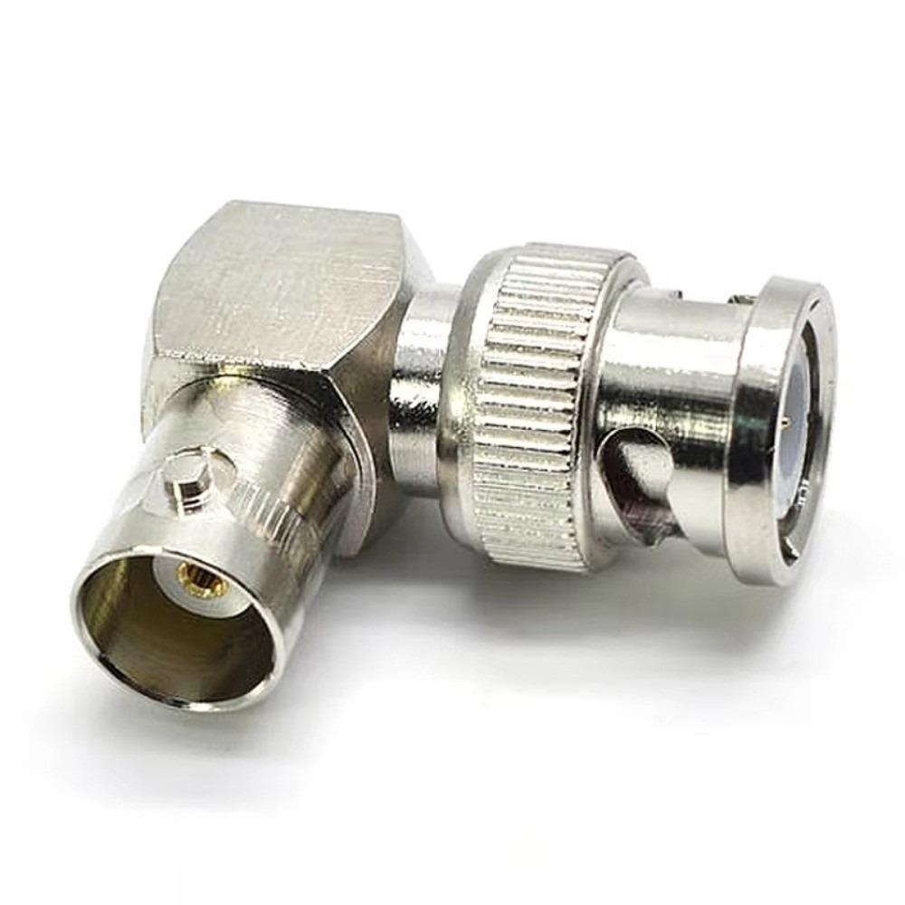 90 Degree Angle BNC Male Female Connector L-Shaped Brass Material BNC Video Adapter Nickel Plated Female Jack
90 Degree Angle BNC Male Female Connector L-Shaped Brass Material BNC Video Adapter Nickel Plated Female Jack