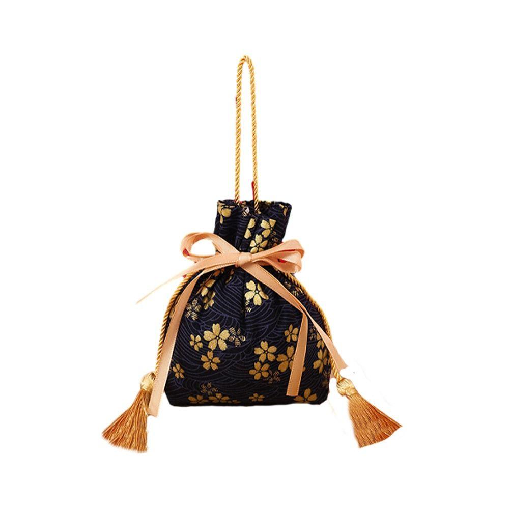 Stripe Canvas Flower Drawstring Bag Sakura Floral Festive Sugar Bag Ribbon Bow Wrist Bag Wedding B
Stripe Canvas Flower Drawstring Bag Sakura Floral Festive Sugar Bag Ribbon Bow Wrist Bag Wedding B