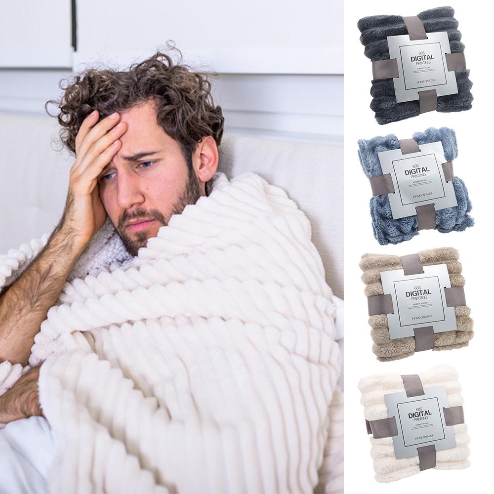 Double Sided Throw Blanket Skin-Friendly Plush Striped Blankets New Warm Blanket темно-сірий колір
Double Sided Throw Blanket Skin-Friendly Plush Striped Blankets New Warm Blanket темно-сірий колір