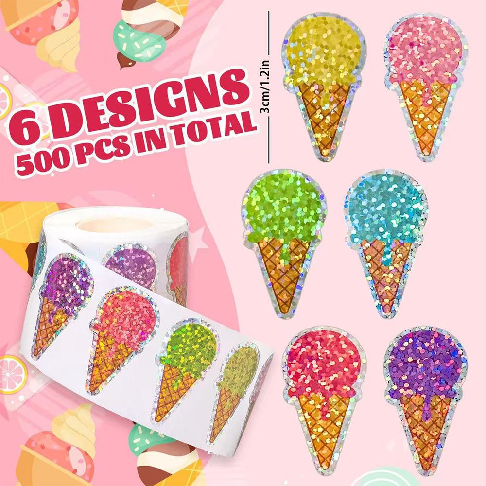 500pcs/roll Colorful Shiny Ice Cream Sealing Stickers Kawaii Cartoon Reward Sticker DIY Fridge Phone Notebook Decals Decoration
500pcs/roll Colorful Shiny Ice Cream Sealing Stickers Kawaii Cartoon Reward Sticker DIY Fridge Phone Notebook Decals Decoration