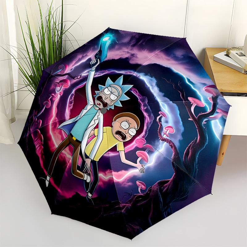 1pc Rick and Morty Automatic Folding Umbrella - Sturdy 8-Rib Polyester Canopy,Sun-Defying Travel Companion yy251023123
1pc Rick and Morty Automatic Folding Umbrella - Sturdy 8-Rib Polyester Canopy,Sun-Defying Travel Companion yy251023123