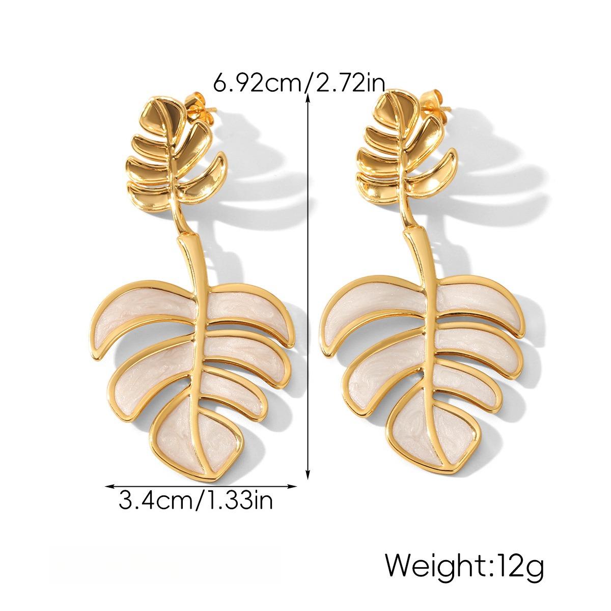 DIGADAGU Metal Leaf Geometric Dangle Earrings New Charm Luxury Stainless Steel Earrings Women Party Zircon Accessories белый
DIGADAGU Metal Leaf Geometric Dangle Earrings New Charm Luxury Stainless Steel Earrings Women Party Zircon Accessories белый