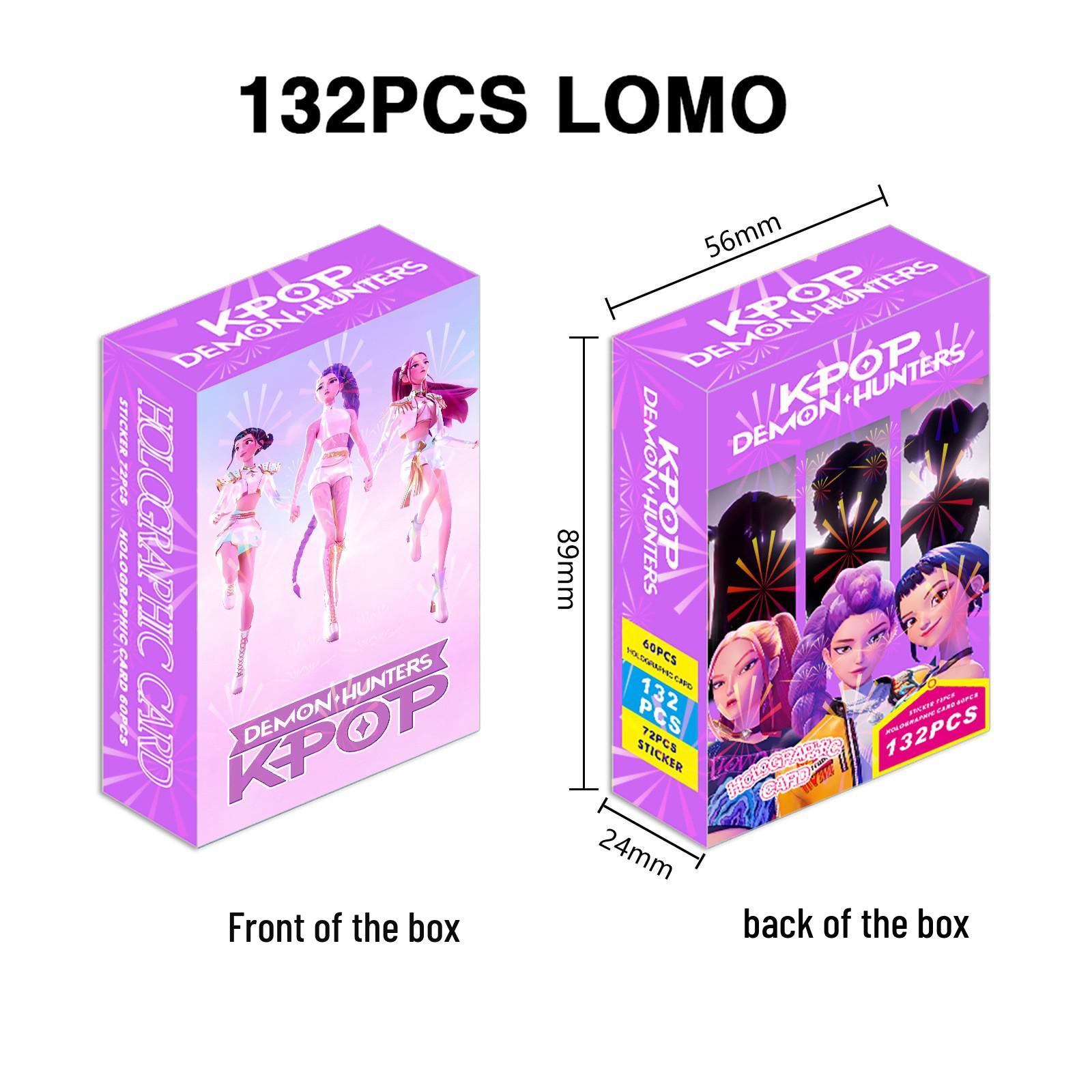 KPOP Demon Hunter Girl Group Laser Holographic Photo & LOMO Cards with Stickers - 132 Sheets
KPOP Demon Hunter Girl Group Laser Holographic Photo & LOMO Cards with Stickers - 132 Sheets