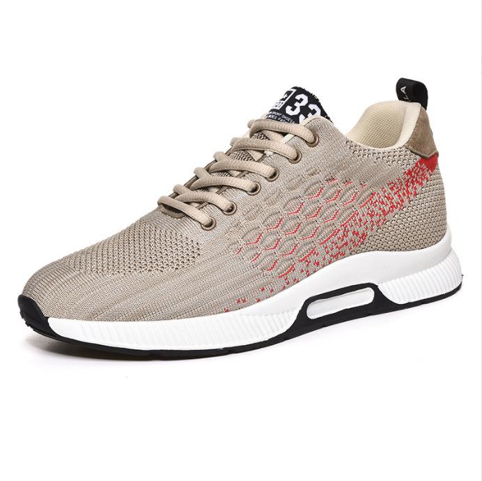 Mesh shoes invisible heightening hollow breathable fly weaving inner heightening mesh casual sports shoes 44
Mesh shoes invisible heightening hollow breathable fly weaving inner heightening mesh casual sports shoes 44