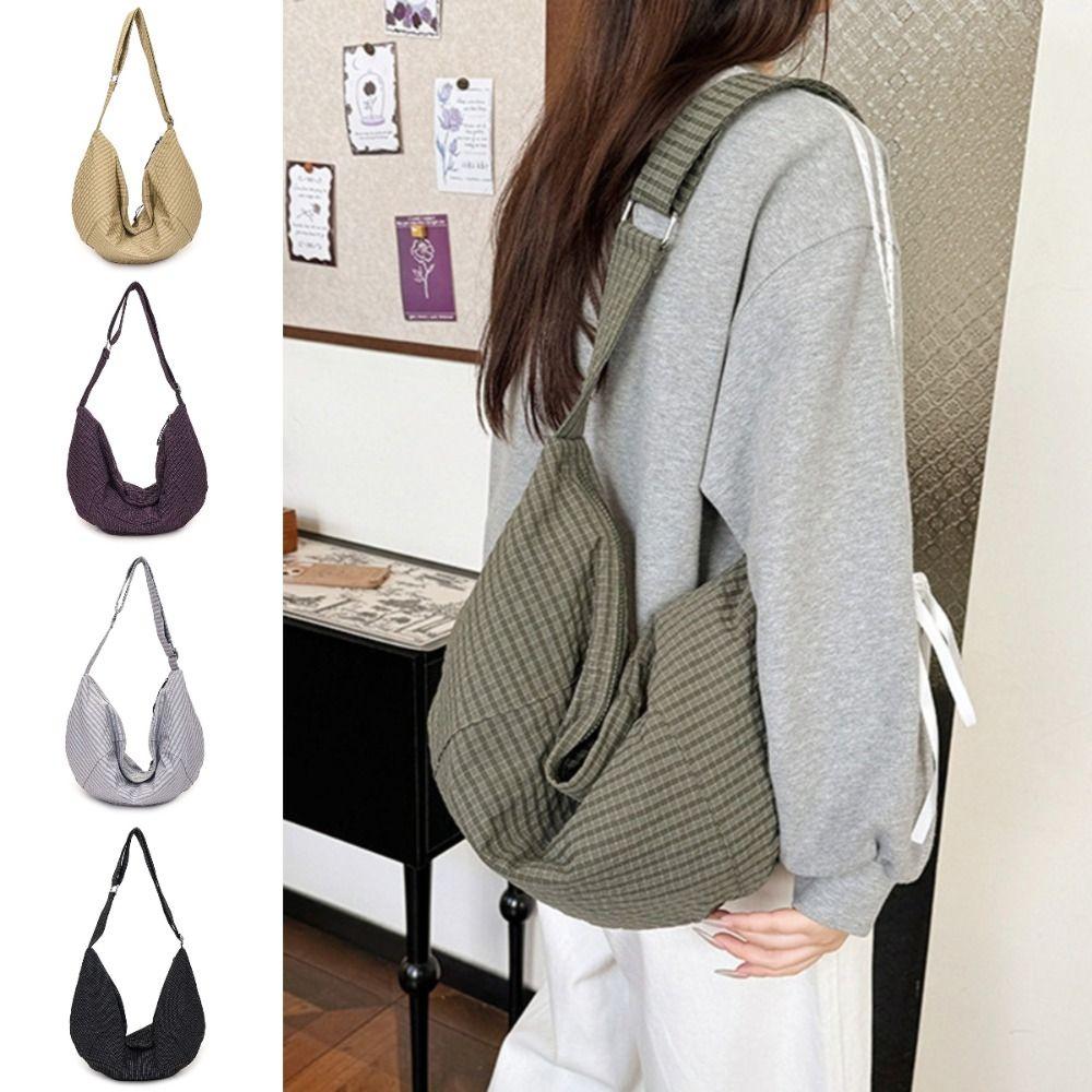 Korean Style Nylon Dumpling Bag Large Capacity Hobos Crossbody Bag Single Shoulder Bag Women Girls сірий
Korean Style Nylon Dumpling Bag Large Capacity Hobos Crossbody Bag Single Shoulder Bag Women Girls сірий