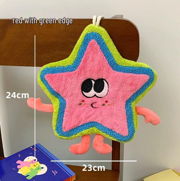 Dopamine Star Quick-Dry Kids Cartoon Hand Towel - Absorbent & Hangable for Bathroom/Kitchen 23*24 cm
Dopamine Star Quick-Dry Kids Cartoon Hand Towel - Absorbent & Hangable for Bathroom/Kitchen 23*24 cm