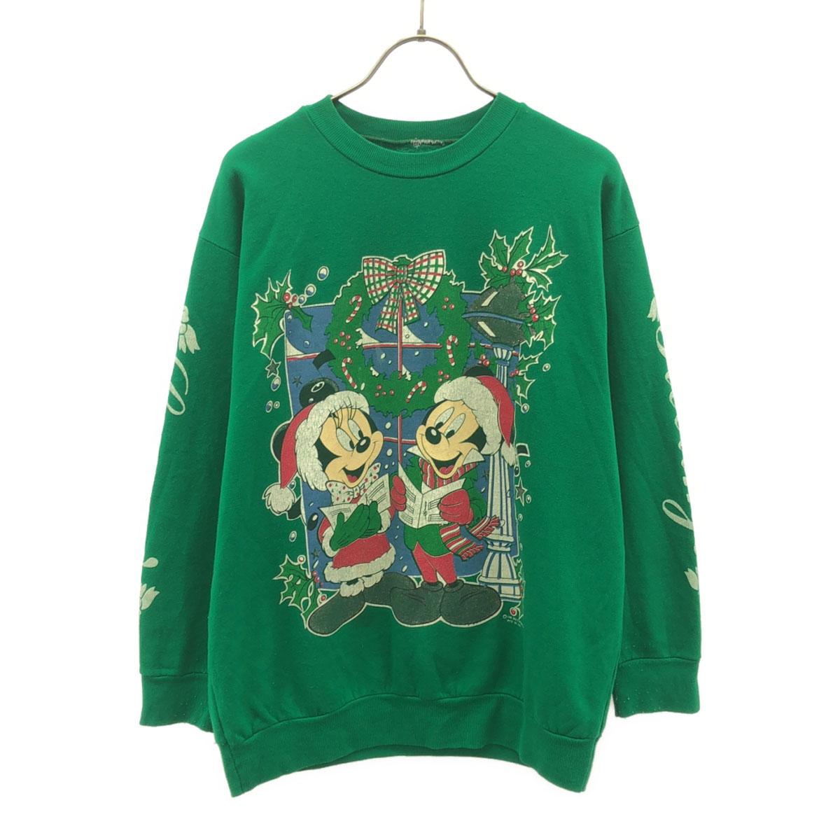 OLD 90s Mickey Long sleeve Crew neck trainer green sweat Women Used
OLD 90s Mickey Long sleeve Crew neck trainer green sweat Women Used