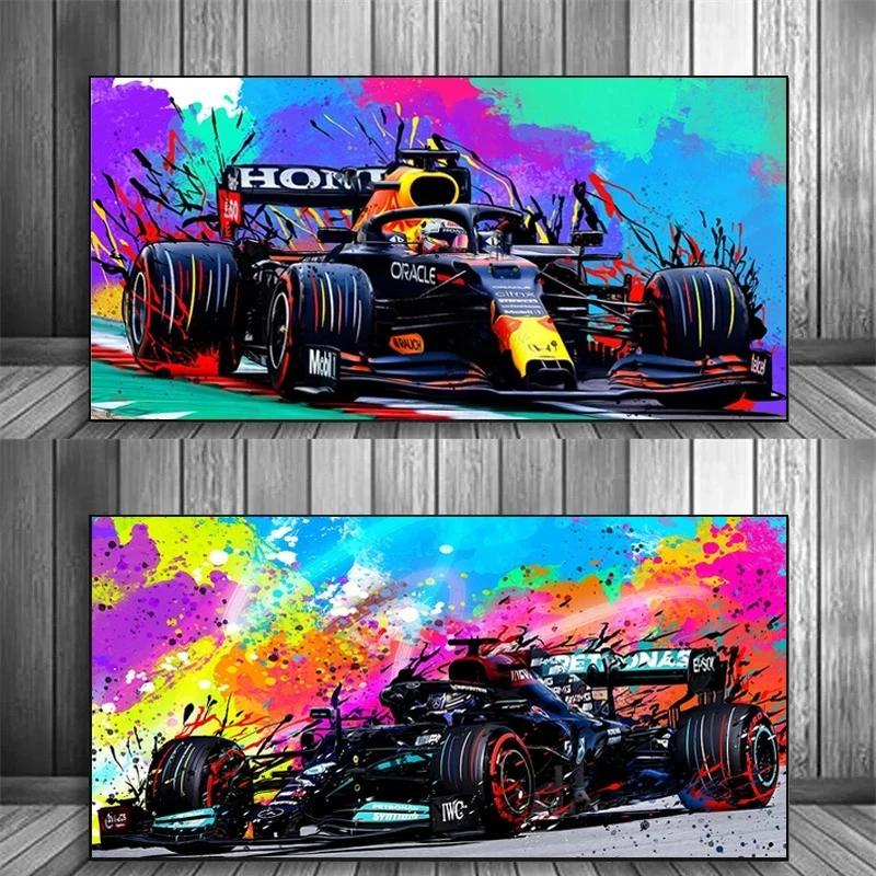 Сучасне популярне настінне мистецтво Racing F1 Барвистий олійний живопис Hd Canvas Poster Prints Домашня спальня Вітальня Прикраса Подарунки 50x100cm no frame
Сучасне популярне настінне мистецтво Racing F1 Барвистий олійний живопис Hd Canvas Poster Prints Домашня спальня Вітальня Прикраса Подарунки 50x100cm no frame