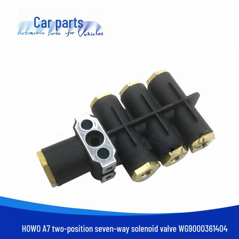 Sinotruk Howo A7 Auxiliary Air Module Solenoid Valve, Two-Position Seven-Way, WG900036140
Sinotruk Howo A7 Auxiliary Air Module Solenoid Valve, Two-Position Seven-Way, WG900036140
