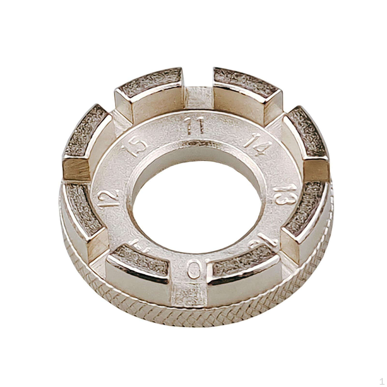 Bicycle Spoke Wrench Wheel Rim Tightener Tool 8 Way Adjust Tension for Truing
Bicycle Spoke Wrench Wheel Rim Tightener Tool 8 Way Adjust Tension for Truing