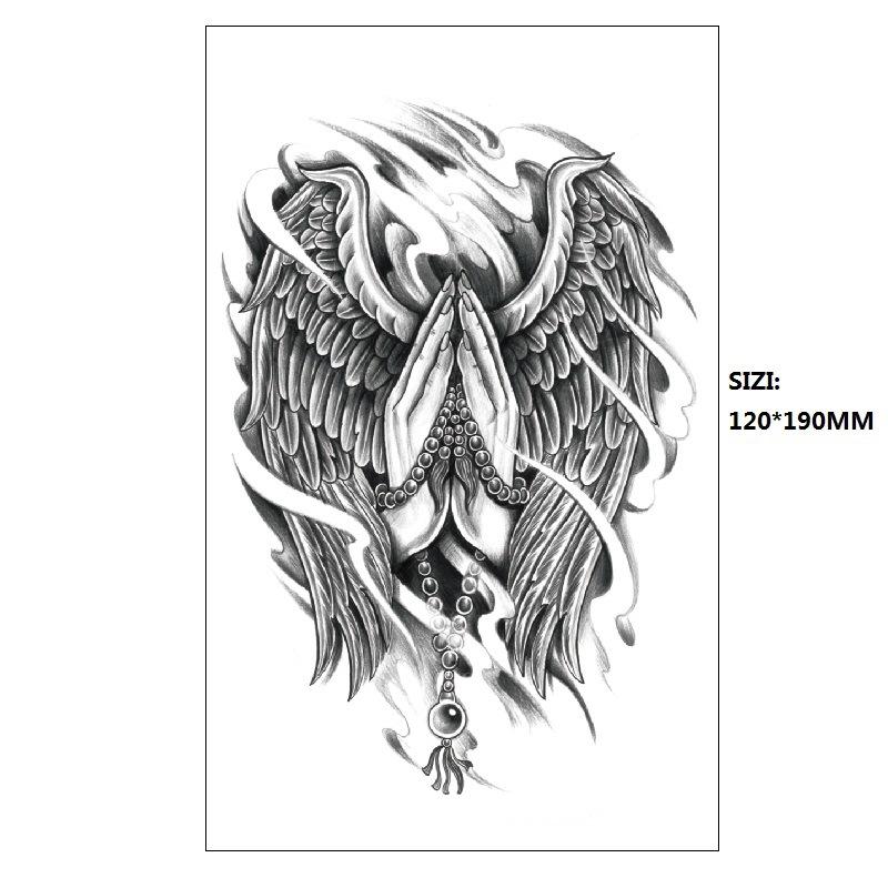 Черная гейша, дракон, девушка, маска праджня, крылья бергамота, перенос воды, имитация татуировки, одноразовая наклейка для татуировки 120*190MM
Черная гейша, дракон, девушка, маска праджня, крылья бергамота, перенос воды, имитация татуировки, одноразовая наклейка для татуировки 120*190MM